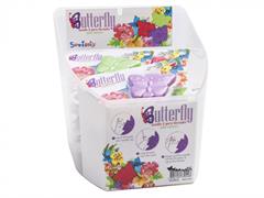 BUTTERFLY NEEDLE AND  YARN THREADER, BUCKET OF 24PCS